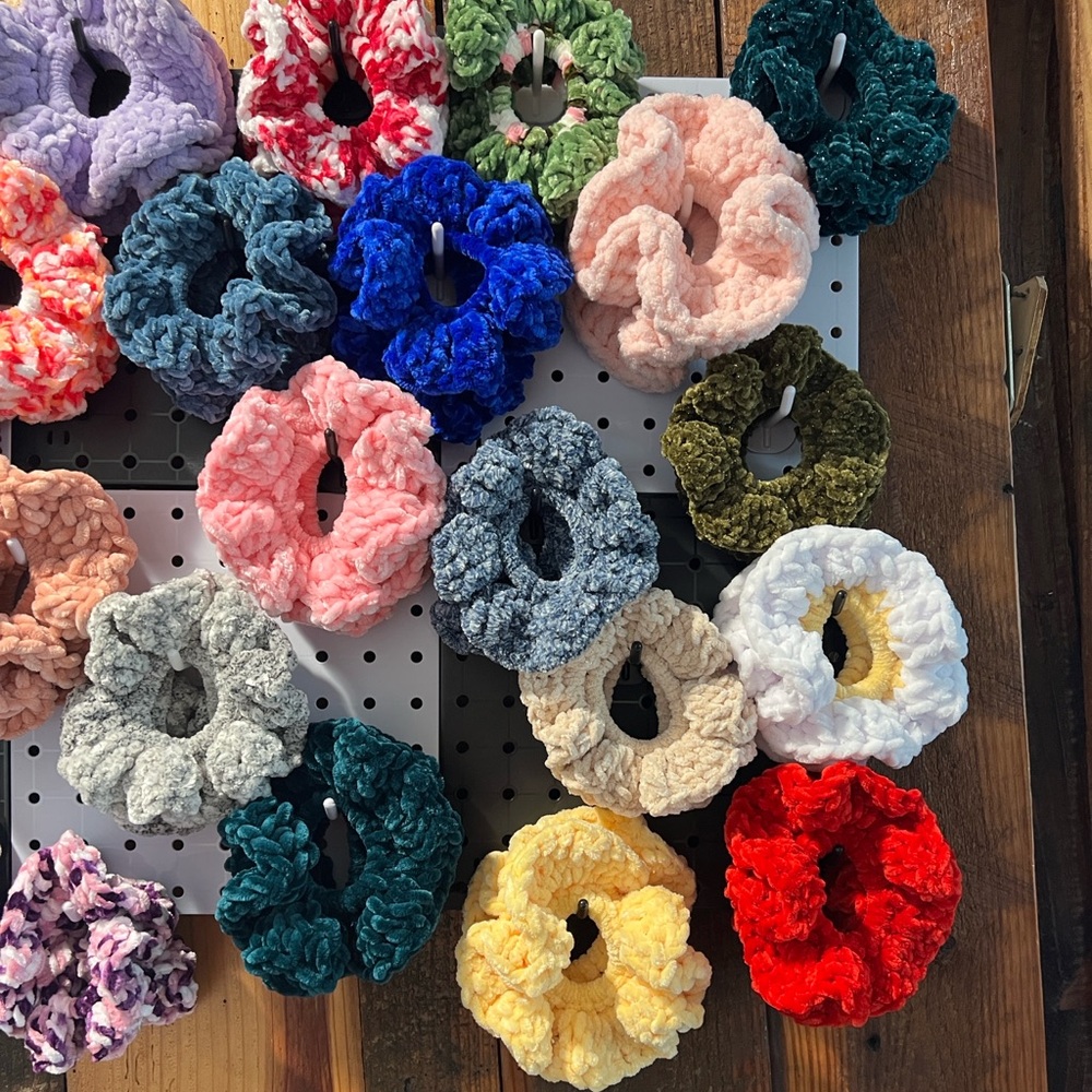 Assorted Scrunchies Set 3 for $12 you choose - Picture 6 of 7